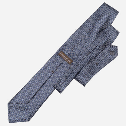 Ravenna - Silk Jacquard Tie - Blue - My Men's Shop