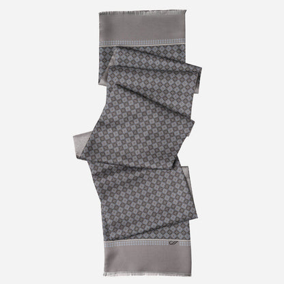 Palazzo - Reversible Silk Scarf - Charcoal - My Men's Shop