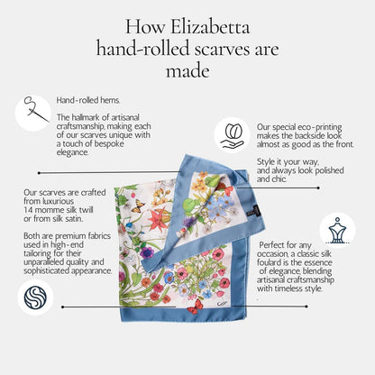 Gabriella - Silk Foulard - Laurel