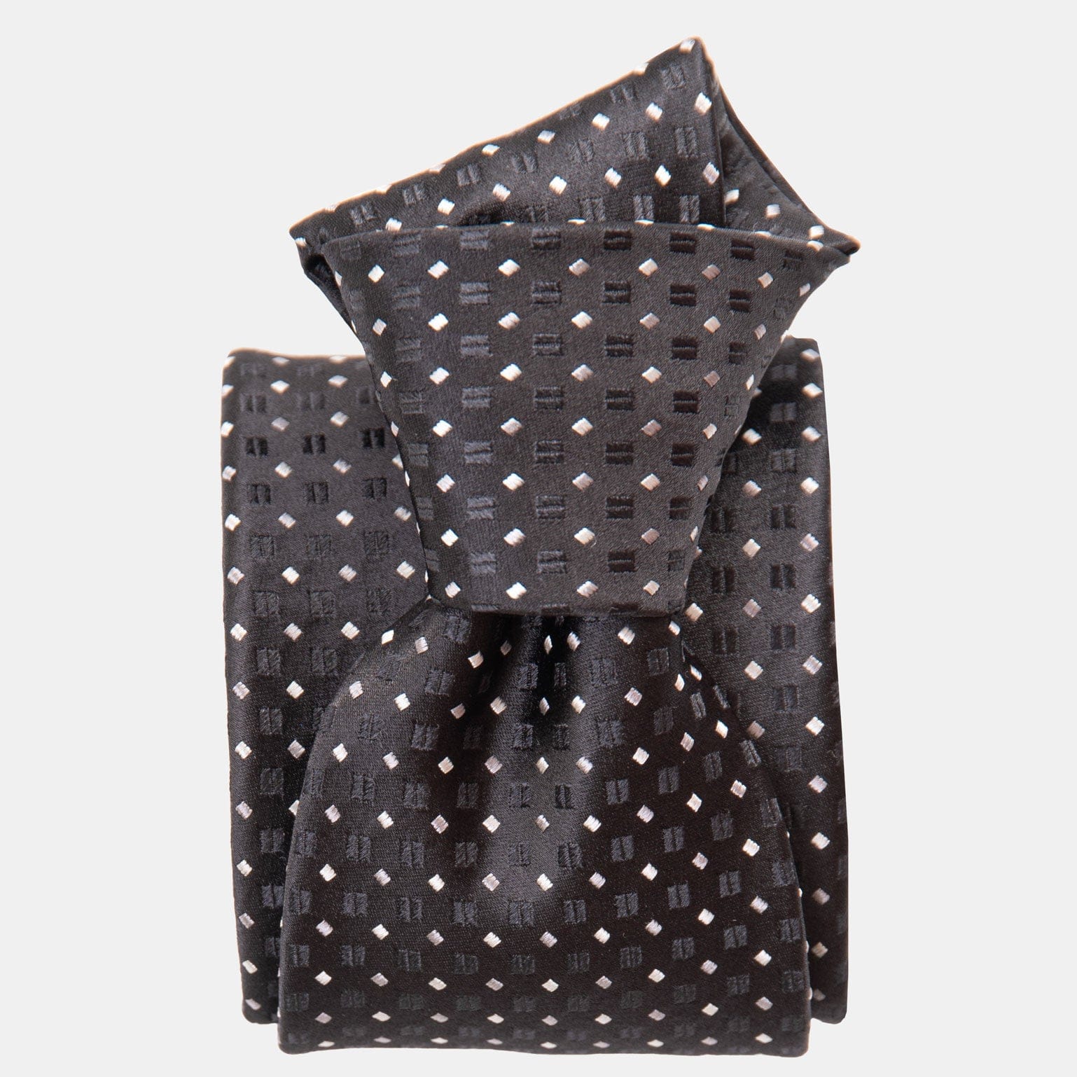 Barbera - Silk Jacquard Tie - Black - My Men's Shop