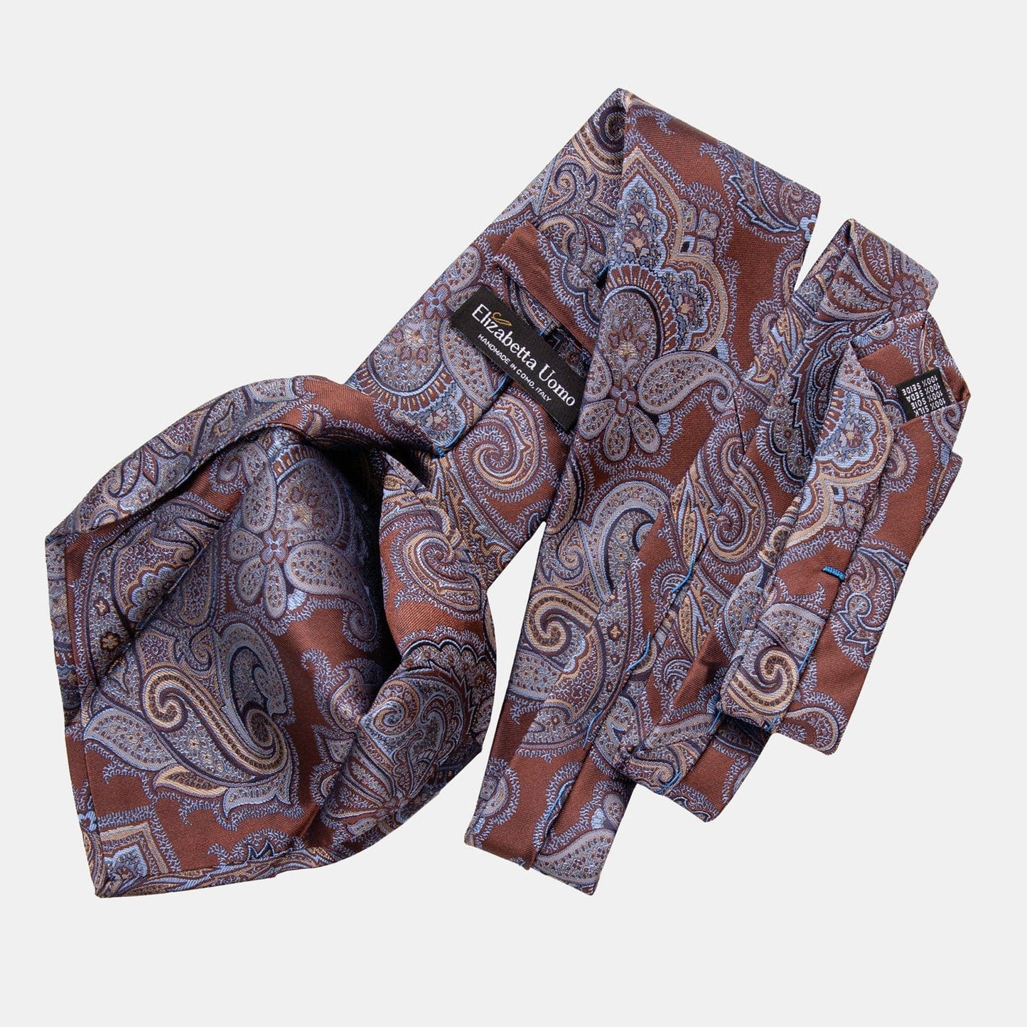 Cortina - Silk Jacquard Tie - Copper - My Men's Shop