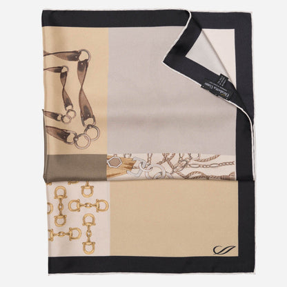 San Siro - Silk Neckerchief - Tan - My Men's Shop