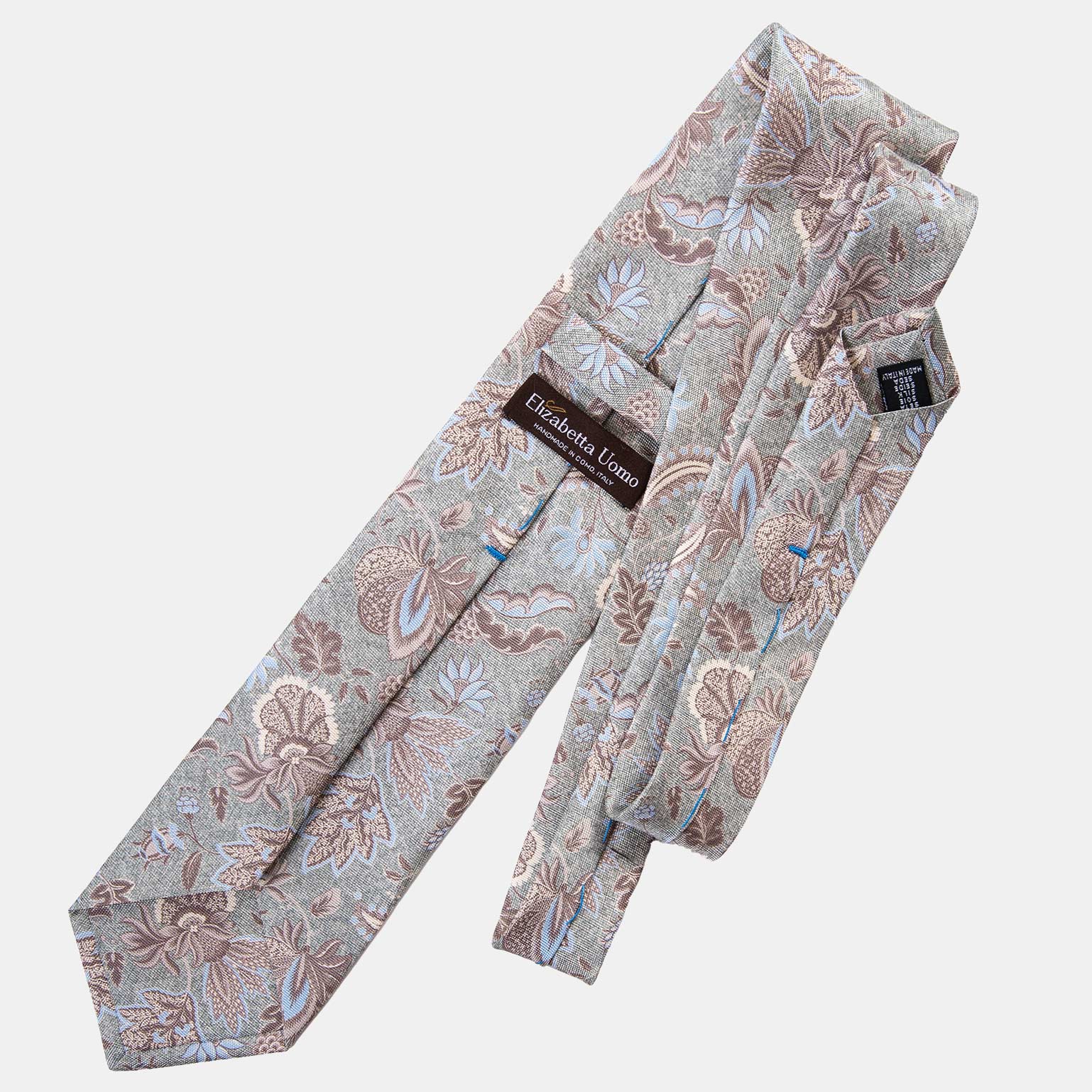 Medici - Printed Silk Tie - Soft Jade - My Men's Shop