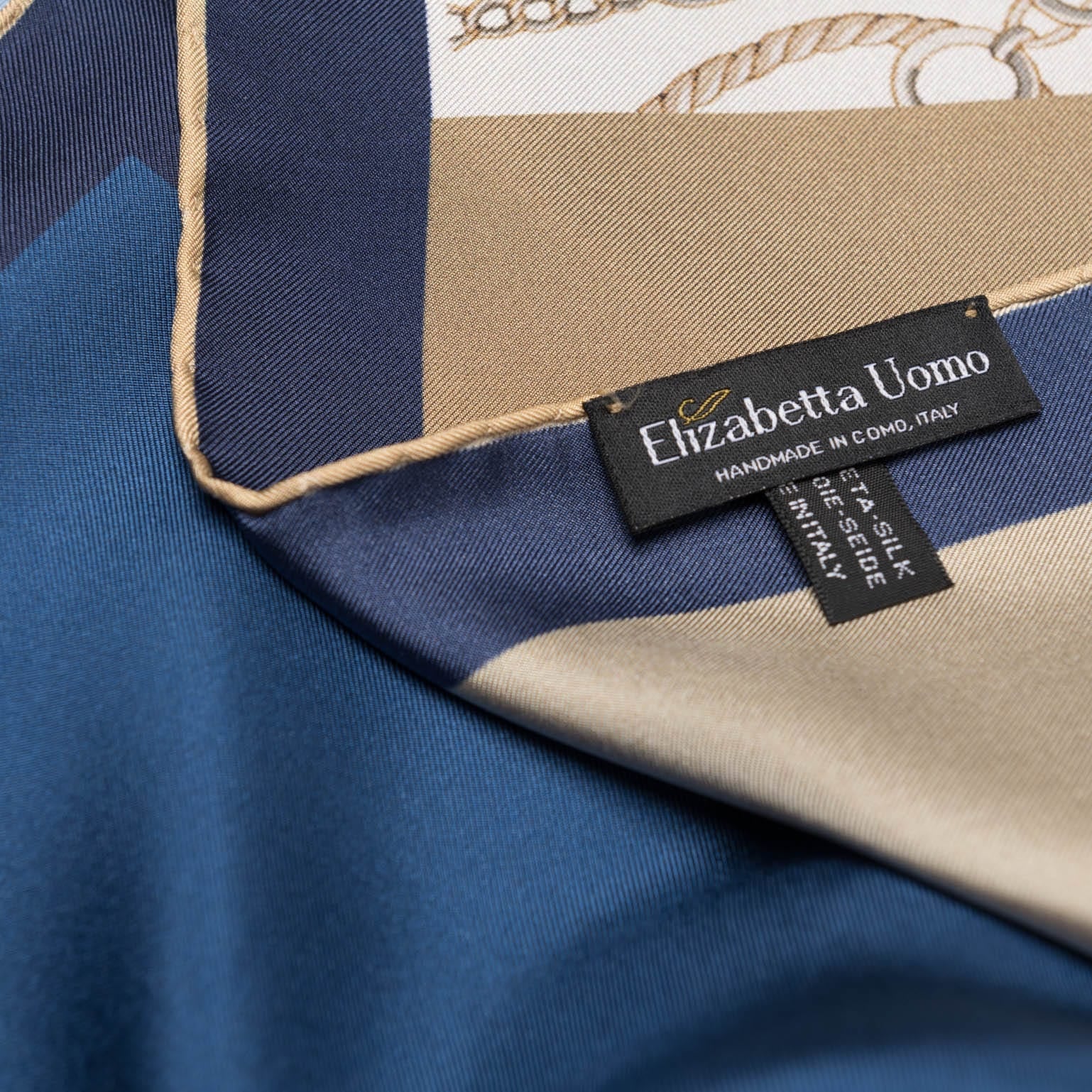 San Siro - Silk Neckerchief - Blue - My Men's Shop