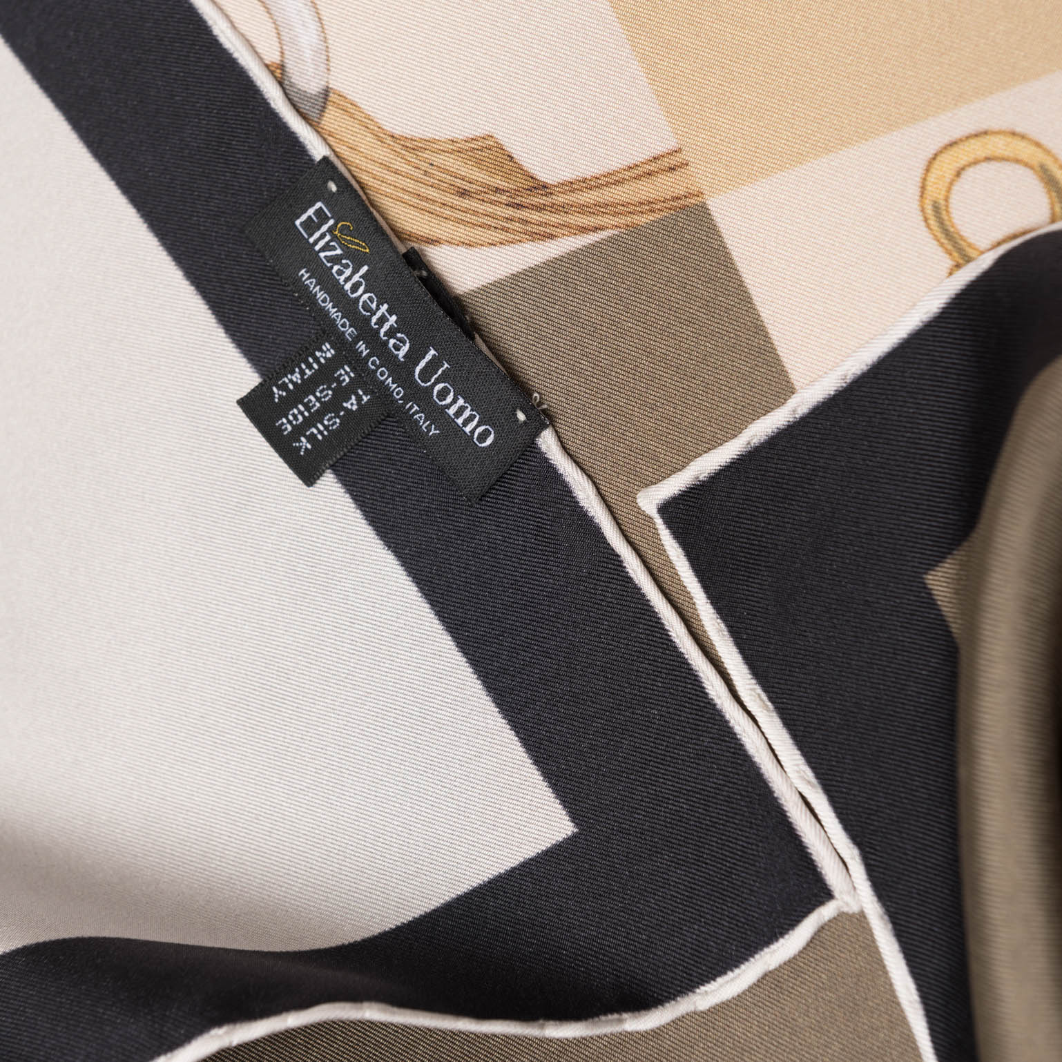 San Siro - Silk Neckerchief - Tan - My Men's Shop