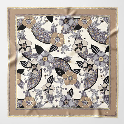 Martino - Silk Pocket Square - Sand - My Men's Shop