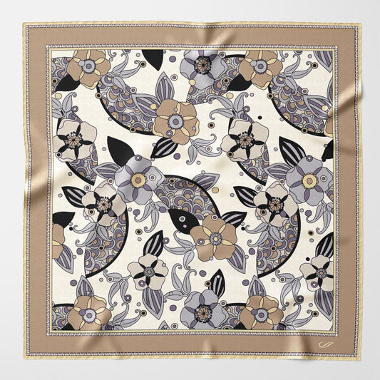 Martino - Silk Pocket Square - Sand - My Men's Shop