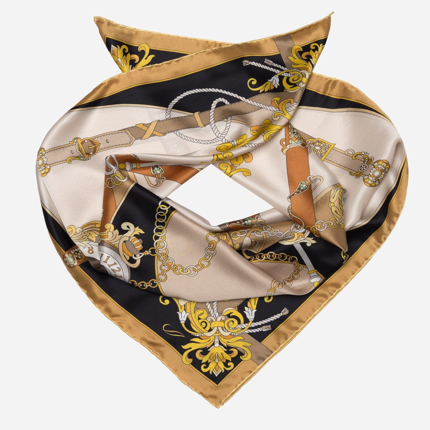 Moment in Time - Silk Foulard - Gold - My Men's Shop