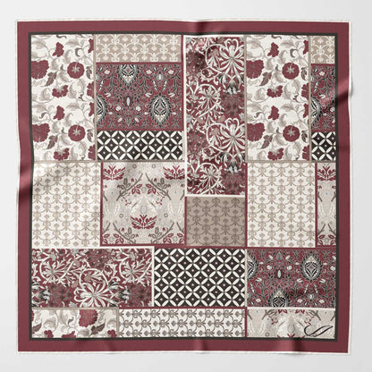 Napoli - Silk Neckerchief - Maroon
