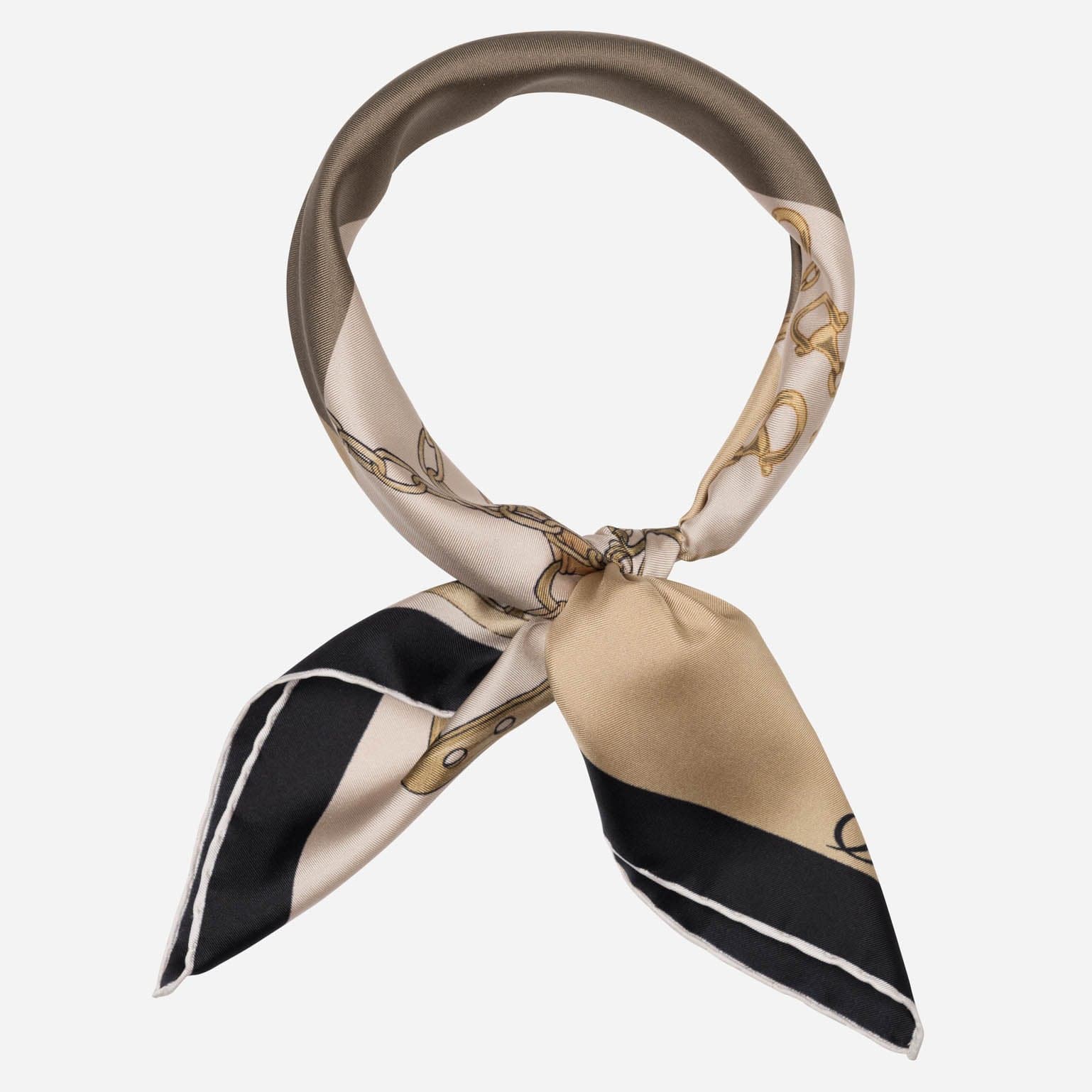 San Siro - Silk Neckerchief - Tan - My Men's Shop