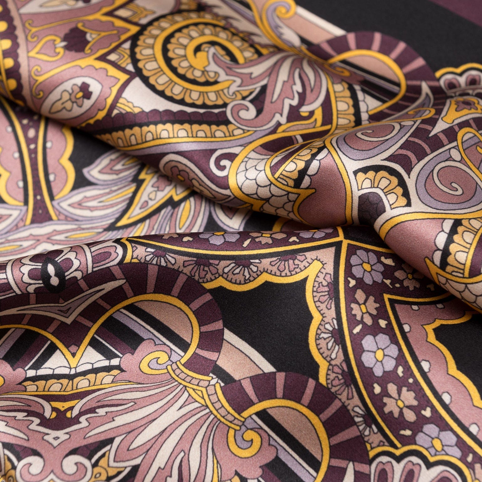 Malta - Silk Foulard - Plum - My Men's Shop
