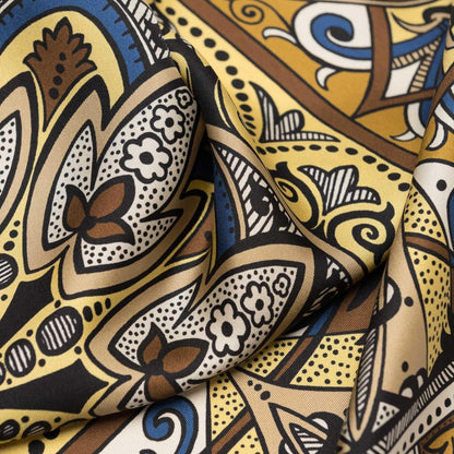 Capri - Silk Neckerchief - Yellow - My Men's Shop