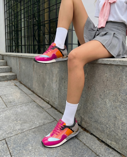 Santa Amaro Multi Color Fuchsia Women Sneaker
