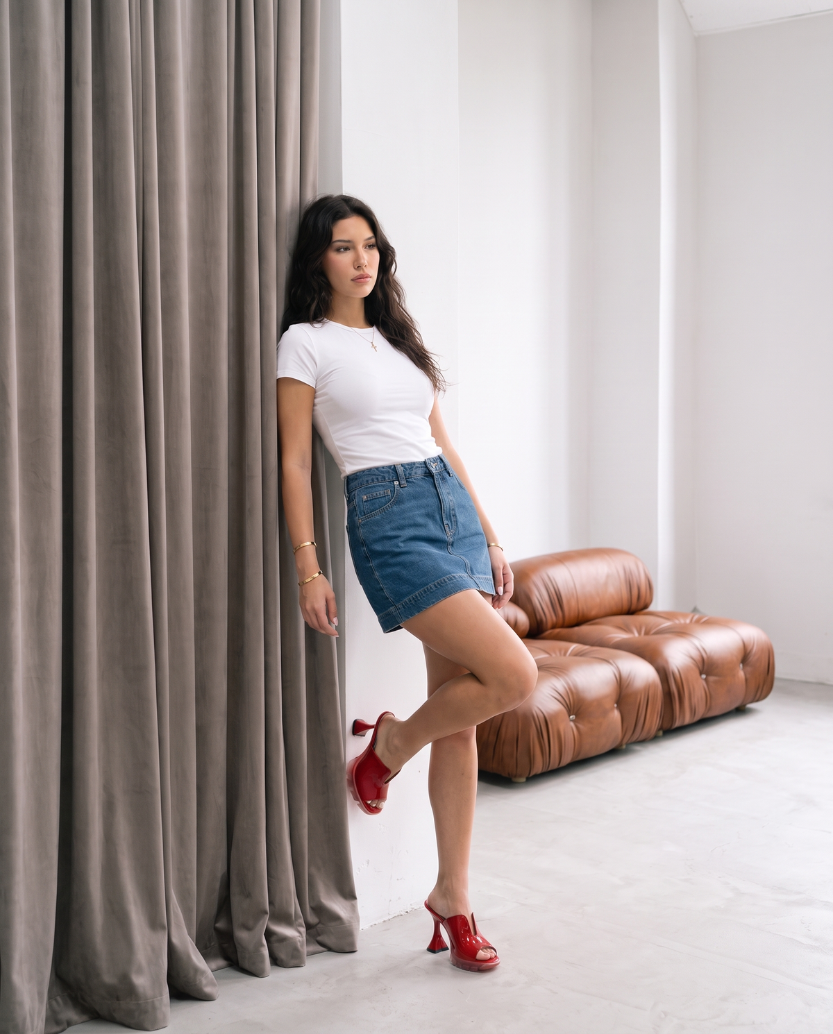 The Caratal Red Patent Leather Women Sandal