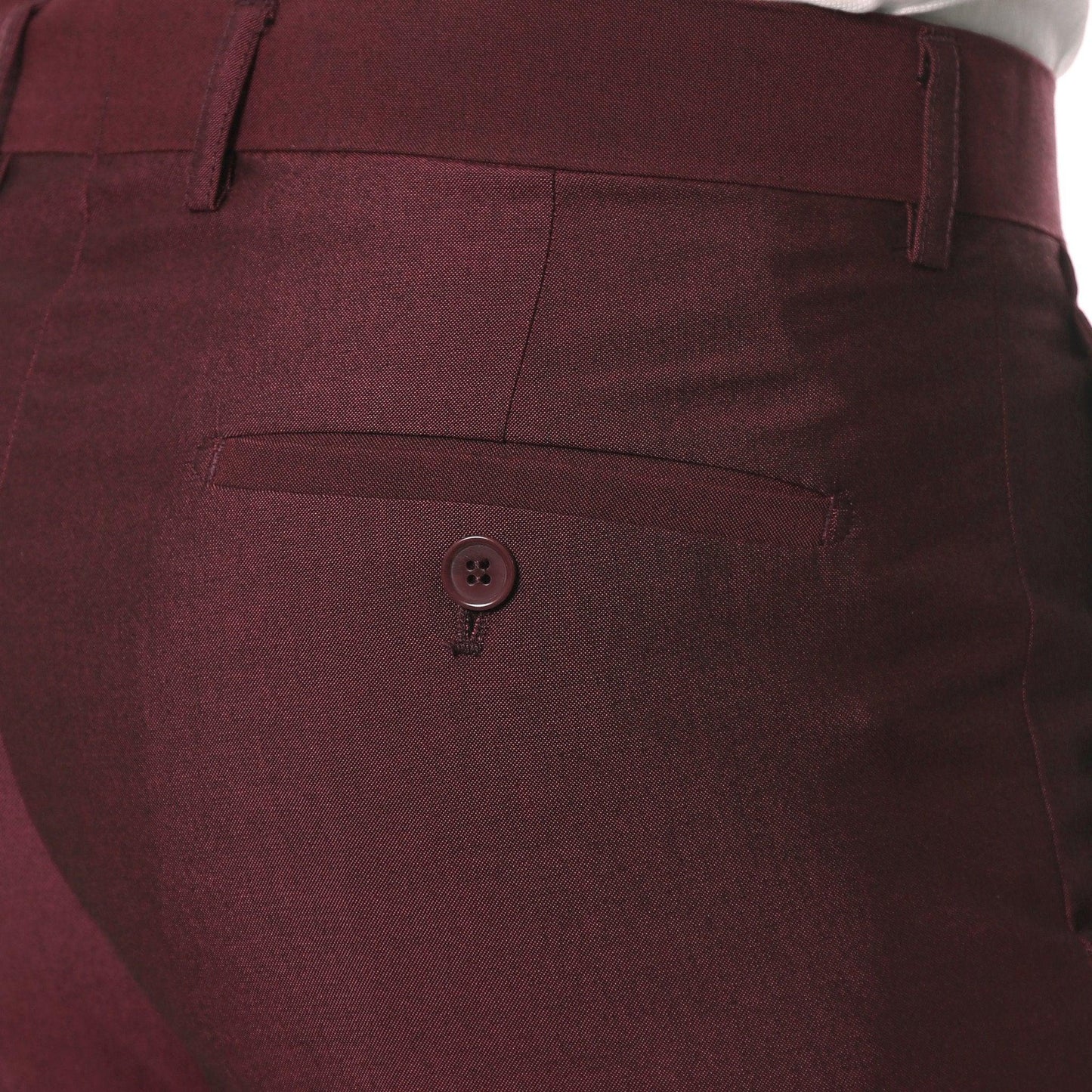 Hudson Burgundy Slim Fit 2 Piece Suit