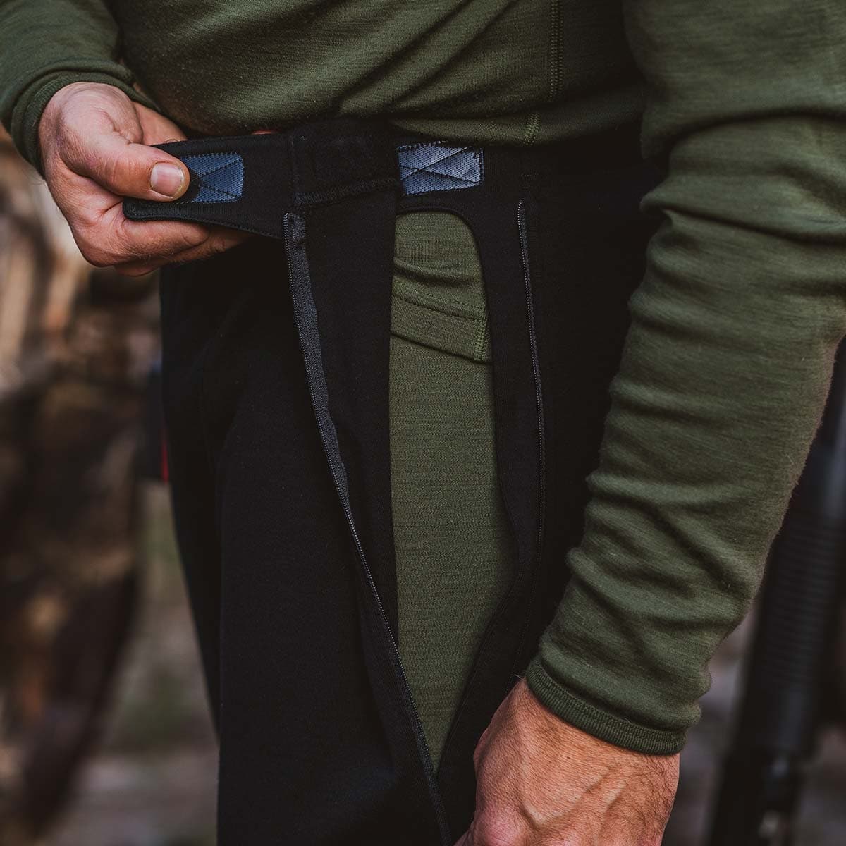 Expedition - Chugach Men's Zip-Off 3/4 Bottoms 100% Merino Wool - My Men's Shop