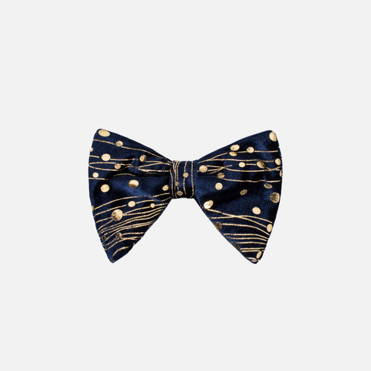 Barnaby Long Velvet Bow Tie - My Men's Shop