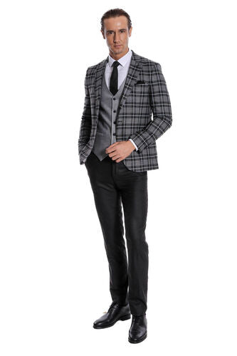 Ty-1422 MENS VESTED SUIT - My Men's Shop