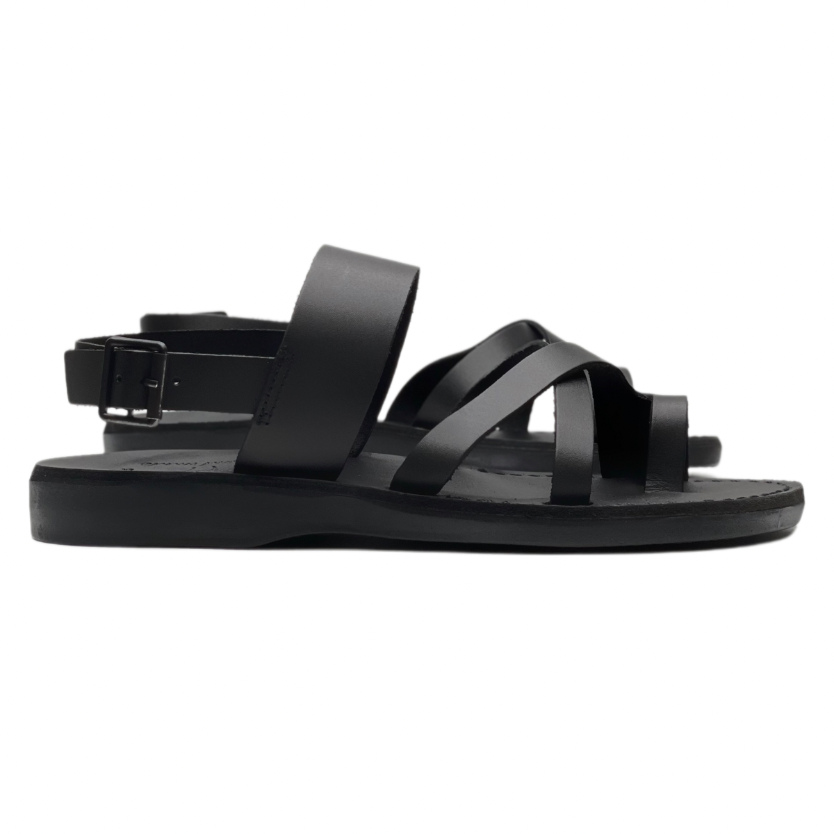Amos Ankle Strap Flat Sandals - My Men's Shop