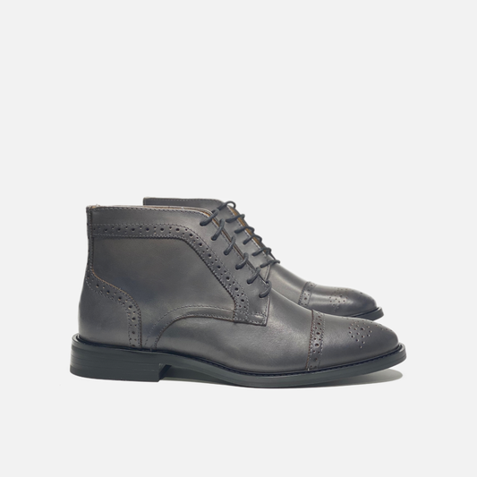 Ladle Captoe Ankle Boots - My Men's Shop