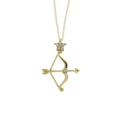 .07ct Diamond Fashion Pendants 14KT Yellow Gold