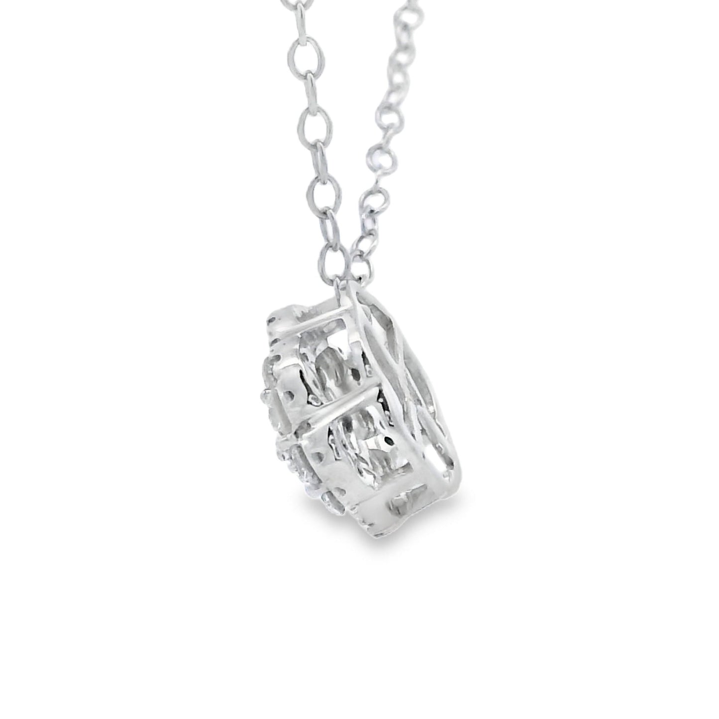 Colgantes de moda de diamante de 0,25 ct Oro blanco de 10 KT