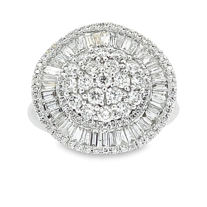 2.00ct Diamond Ring 14KT White Gold