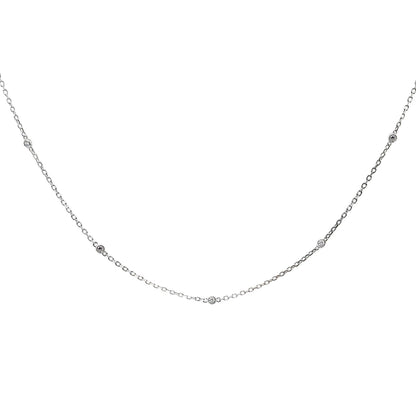 Diamante cultivado en laboratorio de 0,25 ct, tipo "diamantes por el metro", de plata de ley