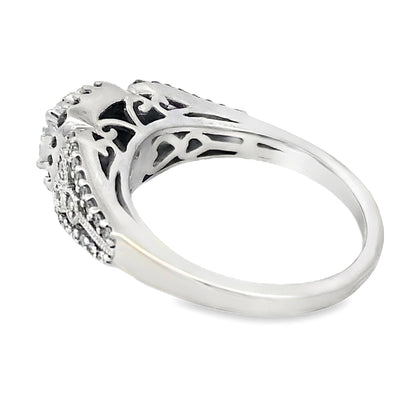 Anillo de Diamante de 0.50ct Oro Blanco de 10KT