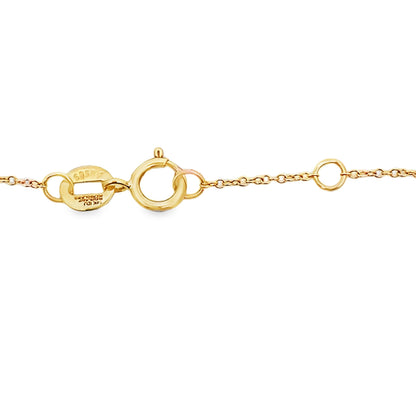 Pulsera de Zafiro y Diamantes de .74ct en Oro Amarillo de 14K