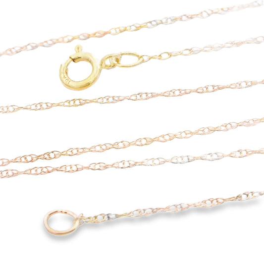 Cadenas de mujer de oro amarillo de 10 kt