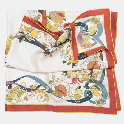 Anthea - Silk Foulard - Ivory - My Men's Shop