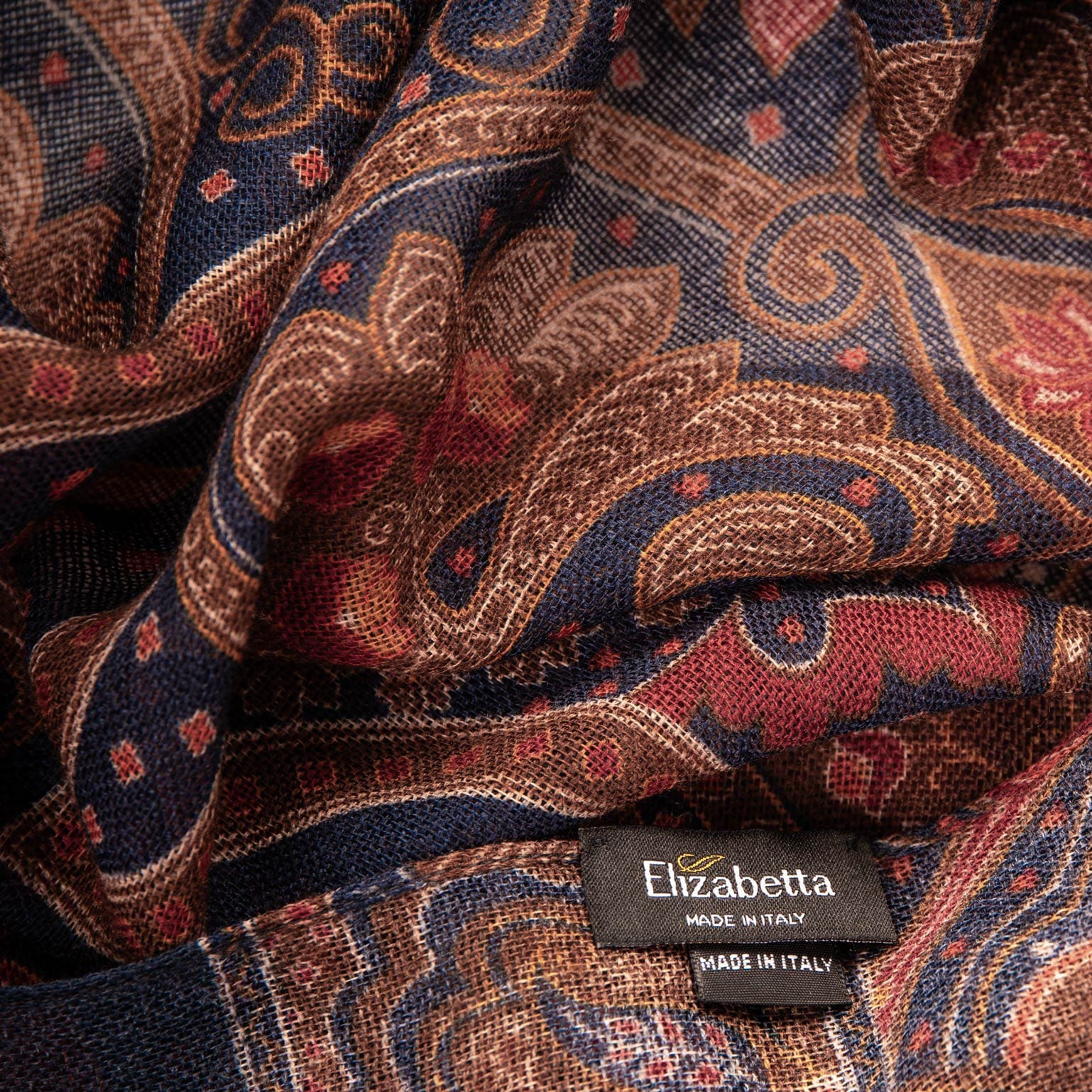 Uffizi - Wool Scarf - Indigo Blue - My Men's Shop