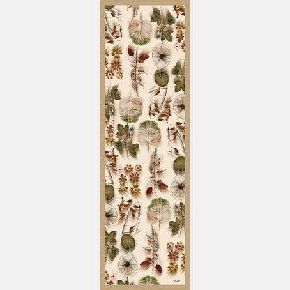 Botanica - Long Silk Scarf - Beige - My Men's Shop