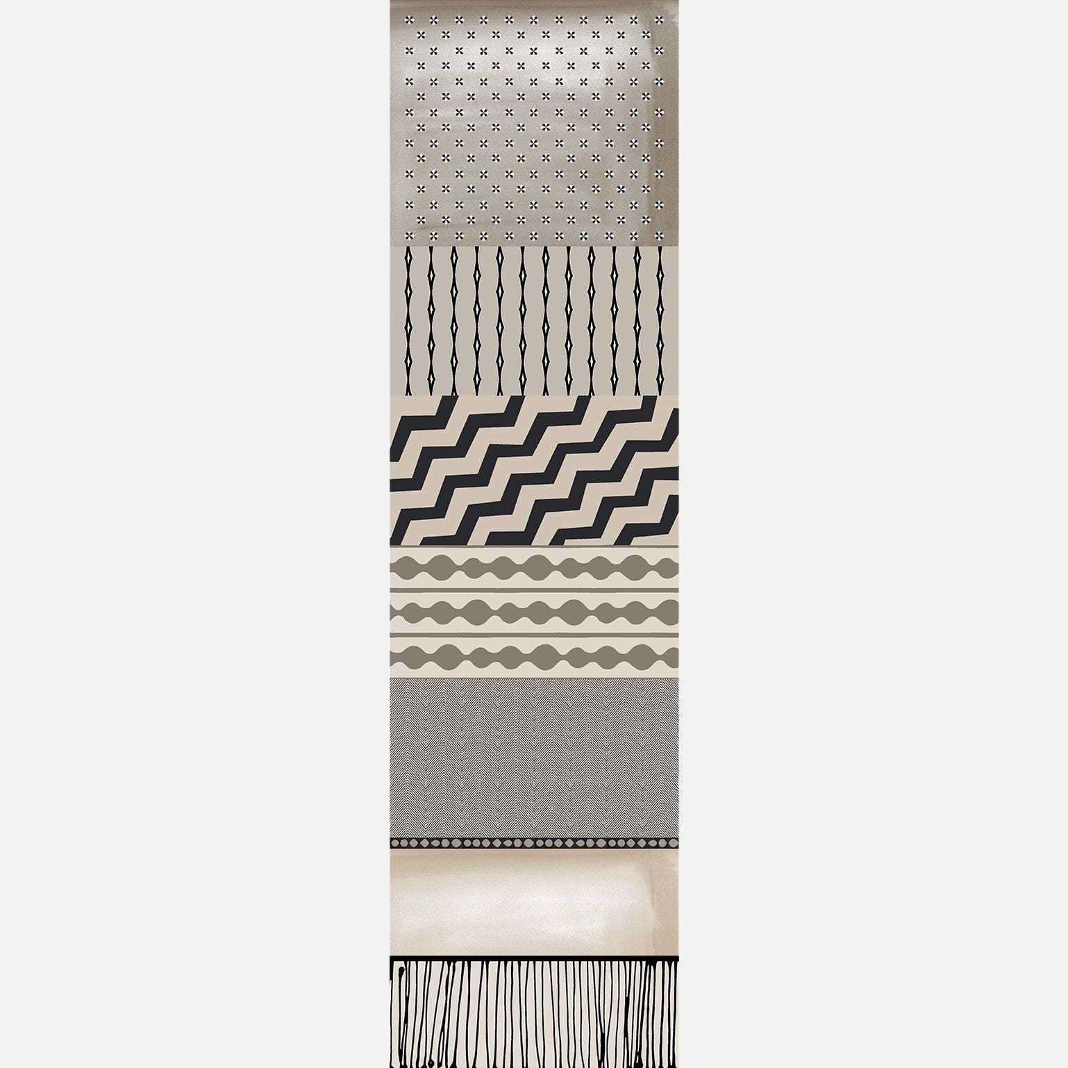 Atri - Long Silk Scarf - Sand - My Men's Shop