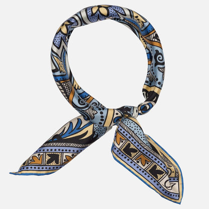 Capri - Silk Neckerchief - Azure - My Men's Shop