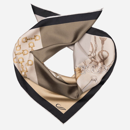San Siro - Silk Neckerchief - Tan - My Men's Shop