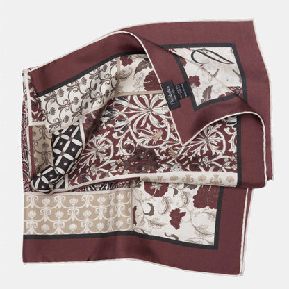 Napoli - Silk Neckerchief - Maroon