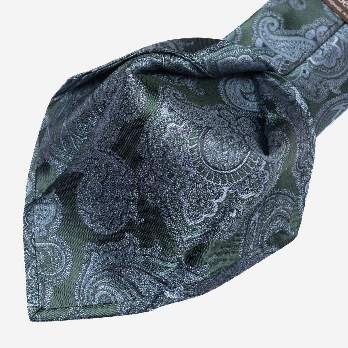 Cortina - Silk Jacquard Tie - Bottle Green - My Men's Shop