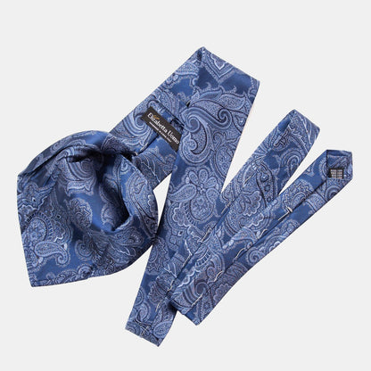 Cortina - Silk Jacquard Tie - Royal Blue - My Men's Shop