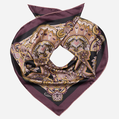 Malta - Silk Foulard - Plum - My Men's Shop