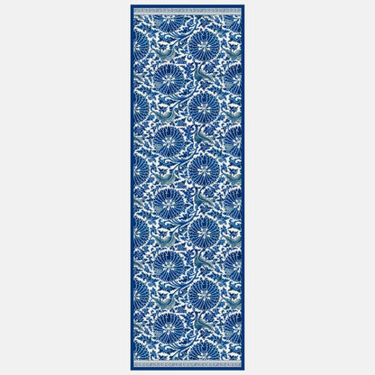 Rosalba - Long Silk Scarf - Blue - My Men's Shop