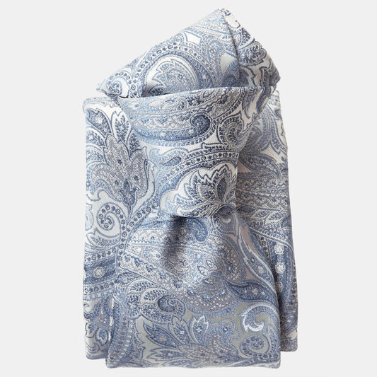 Montecarlo - Silk Jacquard Tie - Blue - My Men's Shop