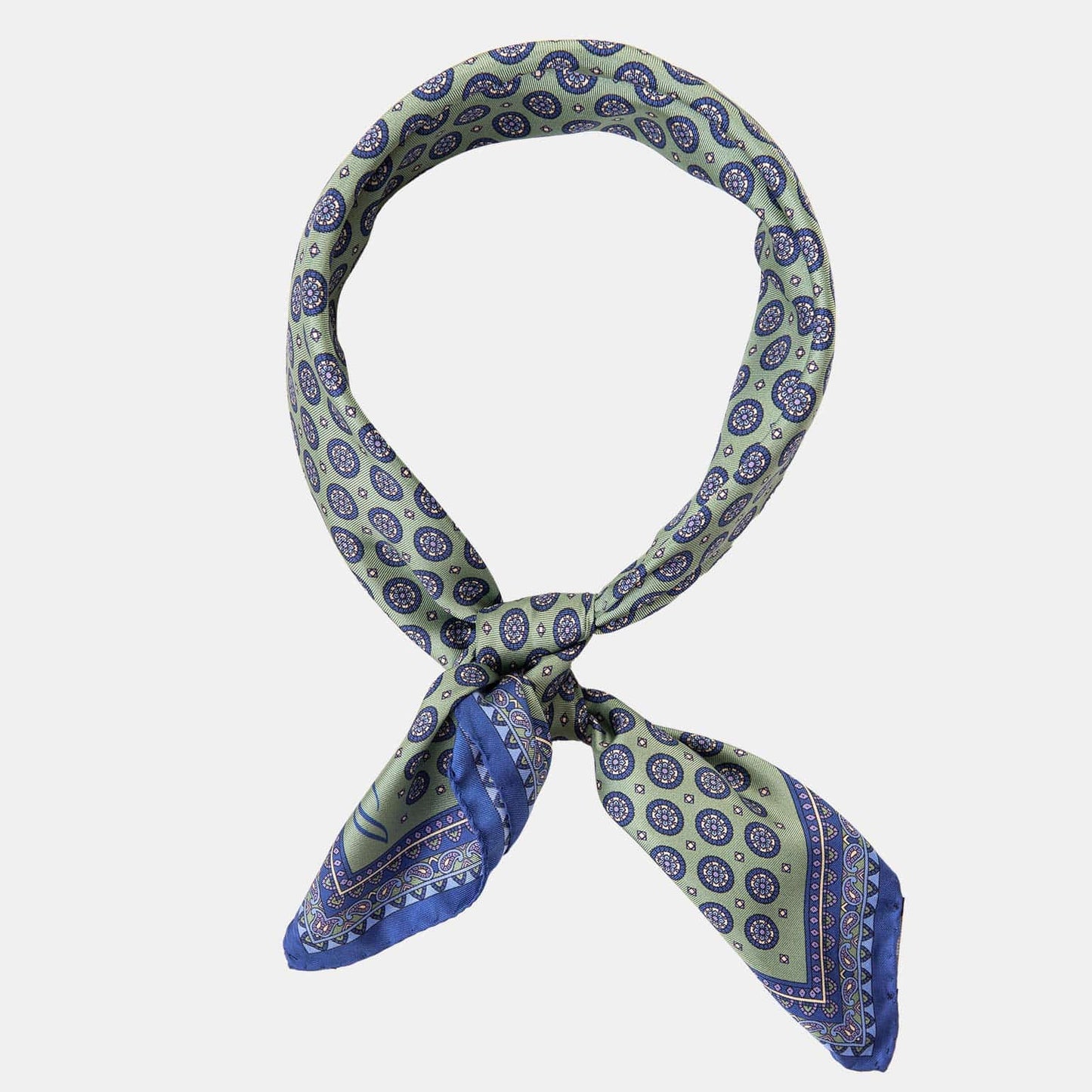 Toscana - Silk Neckerchief - Pistachio