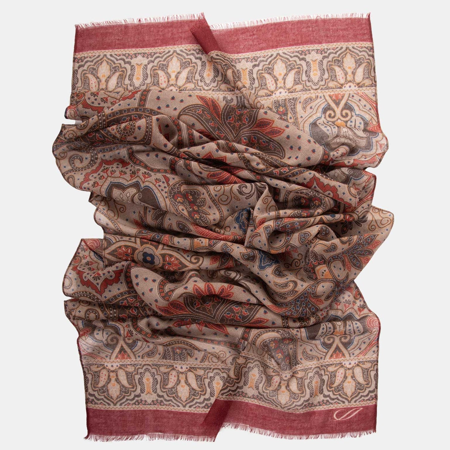 Uffizi - Wool Scarf - Travertine Beige - My Men's Shop