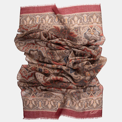 Uffizi - Wool Scarf - Travertine Beige - My Men's Shop