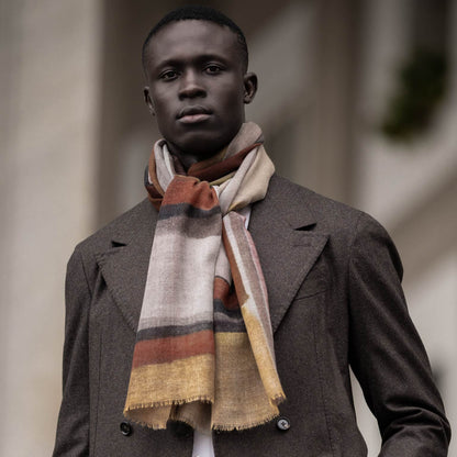 Madrid - Wool Scarf - Tan - My Men's Shop