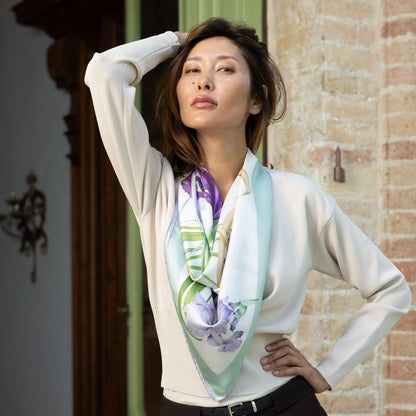 Susanna - Silk Foulard - Mint