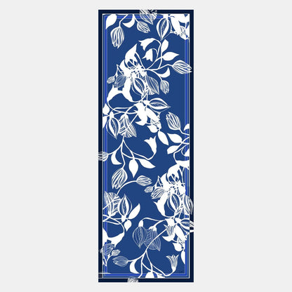 Cara - Silk Scarf Shawl - Blue
