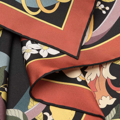 Anthea - Silk Foulard - Black - My Men's Shop